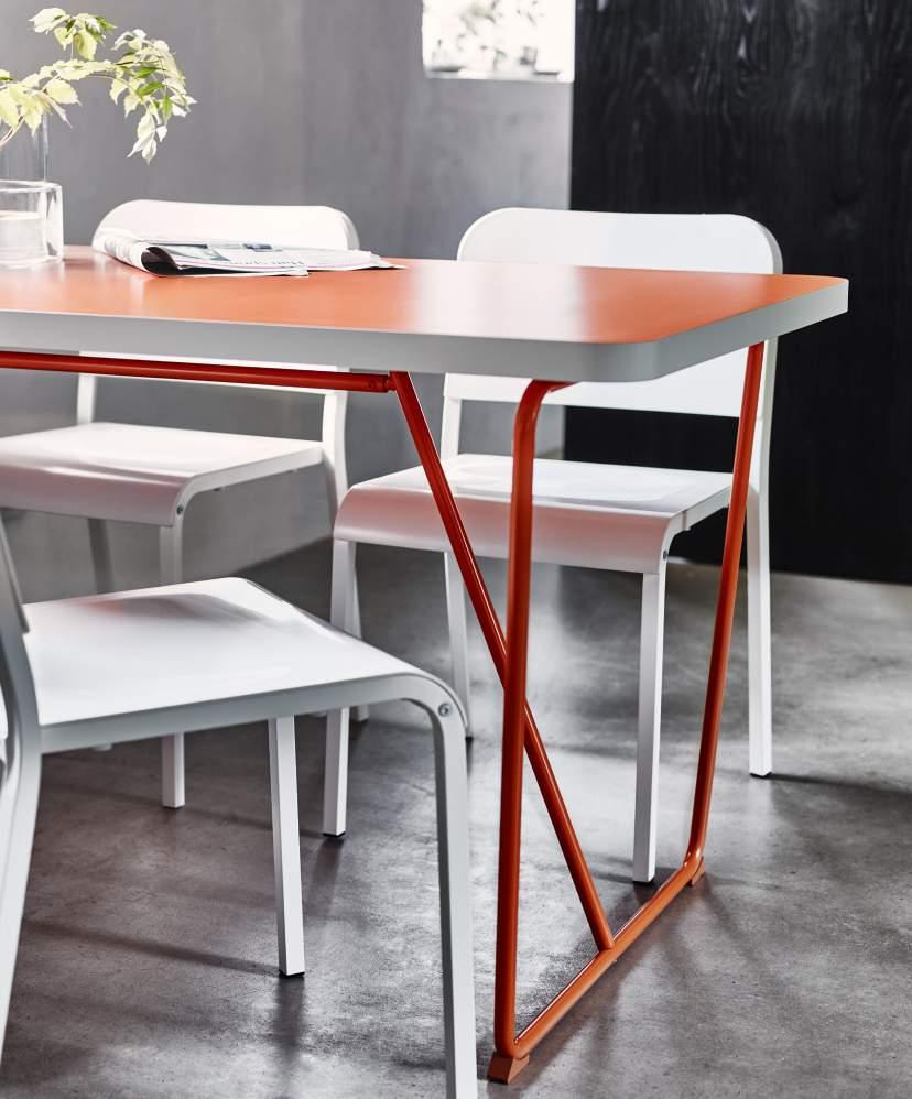 IKEA PRESS PACKAGE / FEBRUARY - APRIL 2015 / 34 Turn the tables on boring dining PH123254 Give your home a bright, easy refresh with our bold selection of table and leg combinations, brand new from