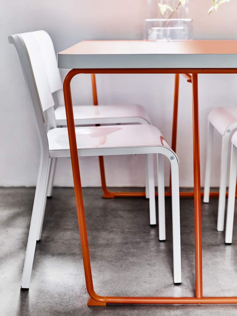 IKEA PRESS PACKAGE / FEBRUARY - APRIL 2015 / 35 PH123255 Featuring a bright orange paint job and a modern, minimalist design, this steel