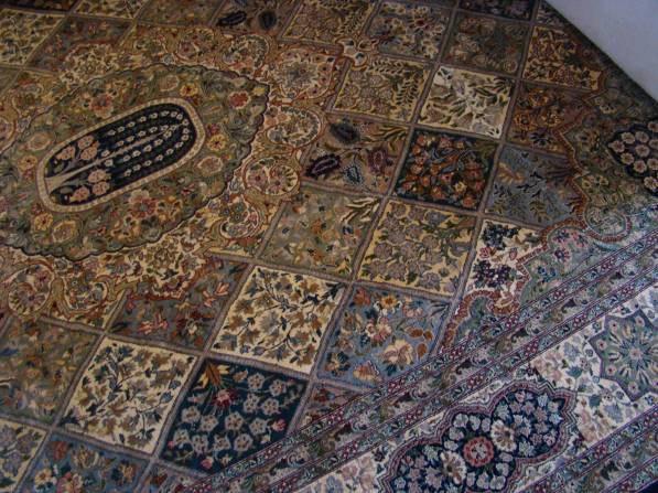 This is the area rug I ve had rolled up and stored in my closet for the past three years. It was a real pleasure getting it out and seeing it again.