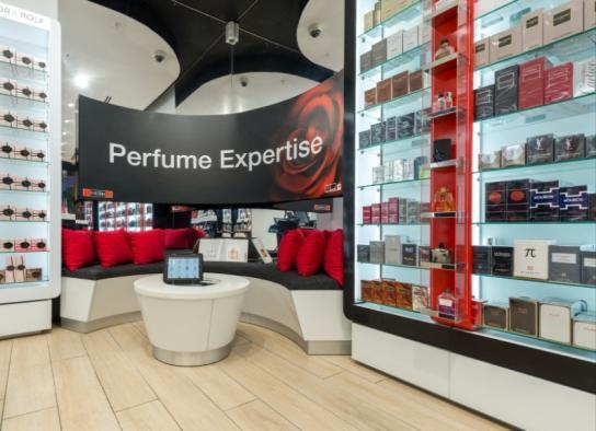 THE PERFUME SHOP STORE RE-DESIGN Challenge: The Perfume Shop required a new look for its retail outlets that supported their open sell strategy,