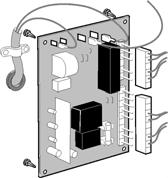 SERVICING 40 CONTROL BOX - Basic Boiler, Exploded View Printed circuit board support detail 1 Retention barbs PCB 2 Retention screw Back panel 3 12 5 6 2 1 7 4 10 9 8 SERVICING LEGEND 1. Wiring clamp.
