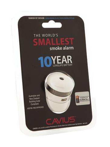 CAVIUS is the world s smallest Photoelectric Smoke Alarm, but has some big features.
