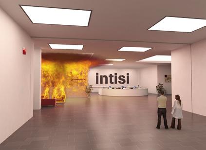 6 INTISI intisi 7 INVISIBLE VERTICAL FIRE CURTAINS A change of perspective.