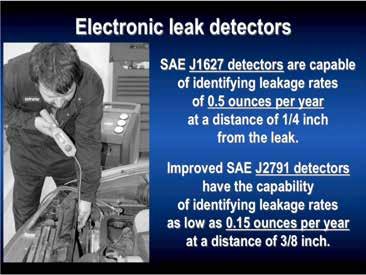 The EPA and MACS recommend that leaking systems should be repaired.