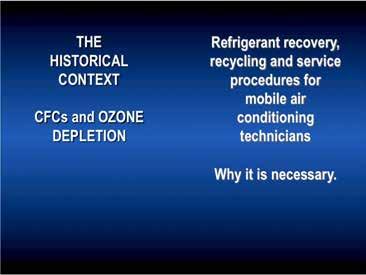 Environmental concerns about the impact of mobile air conditioning refrigerants on the environment