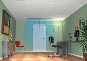 Room environment 74 Flexible ventilation principle The ventilation principle can be designed in many different ways.