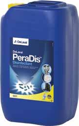 DeLaval PeraDis Naudodami DeLaval PeraDis dezinfekavimo priemonę, galite apsaugoti veršelius nuo viduriavimą sukeliančių patogenų. Ją naudoti paprasta ir saugu.