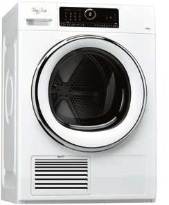 DRYERS DSCX 10122 12NC 857500580050 6TH SENSE TECHNOLOGY Perfect, even drying and unbeatable resources efficiency.