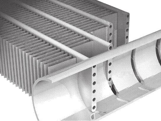 TUBES MICROCHANNELS FINS MANIFOLD NOVATION HEAT EXCHANGER TECHNOLOGY WITH MICROCHANNEL CONDENSER COILS SOUND POWER [db(a)] 90 85 80 75 70 65 60 55 AEROACOUSTIC FAN vs.