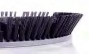 Shorter, thicker bristles allow the brush to clean the top surface, while longer, thinner bristles can reach into deeper areas and pores.
