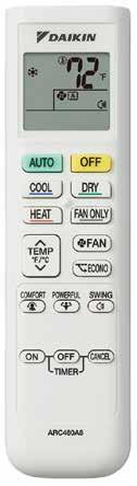PRODUCT SELLING TIPS Auto button Direct operation buttons Off button Temperature