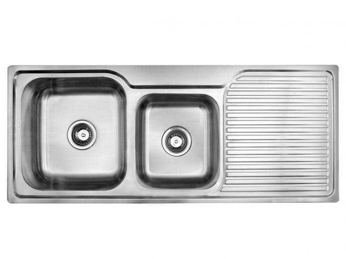 3/4 Bowl Stainless Steel Sink Tiles: Wall tiles to