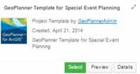 GeoPlanner Templates A Configurable Rule-Base Made by GIS