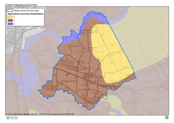 1.24 Because data to distinguish between grade 3a and 3b land across Bassetlaw is currently unavailable, sites located on grade 3 land will be categorised as amber.