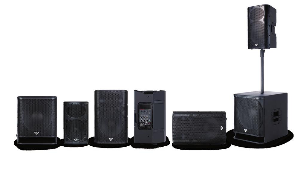 P-SERIES PORTABLE POWERED LOUDSPEAKERS PRODUCT OVERVIEW The Cerwin-Vega! P-Series is a line of powerful, portable speaker systems with leg endary Cerwin-Vega! performance.