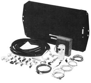 FACTORY TYPE DROP-IN EVAPORATOR KIT FORD L SERIES CONVENTIONALS The 10-9729 evaporator kit for the Ford L Series takes advantage of the existing O.E.M. housing and blower system.