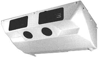 FEATURES Enhanced Performance, Serviceability, and Ease of Installation Unique Louver Design Enhances Airflow Low Profile Design for Additional Passenger Headroom Super High Blower Speed Drain Pan