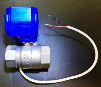 Connection of Water Ball Valve The 230VAC supply to the valves is generated from within the alarm unit.