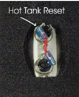 RESETTING THE HOT TANK OVERLOAD OR HIGH LIMIT SAFETY 1.