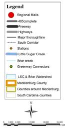 Creek Coordination Committee Charlotte-Mecklenburg Schools Charlotte-Mecklenburg Utilities Department Division of Natural Resources Little Sugar Creek Action Committee REGIONAL CONTEXT Little Sugar