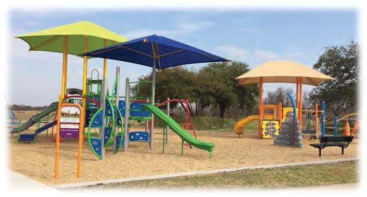 RENOVATIONS AND UPGRADES OF EXISTING PARKS Lookout Park Playground The City of Richardson has not only grown and developed the