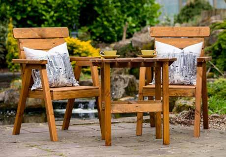 garden set complete with table & 4 chairs Code: GP038 Qty: 1 Turnberry Garden Set Chair 59cm w x 62cm d x 94cm h