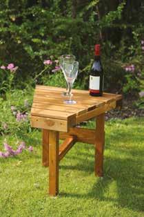 Perfect for a secluded corner of the garden or patio Coffee Table 90cm w x 40cm d x