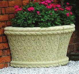 Italian Jardiniere A430 A versatile jardiniere with reticulated rose and rod decoration