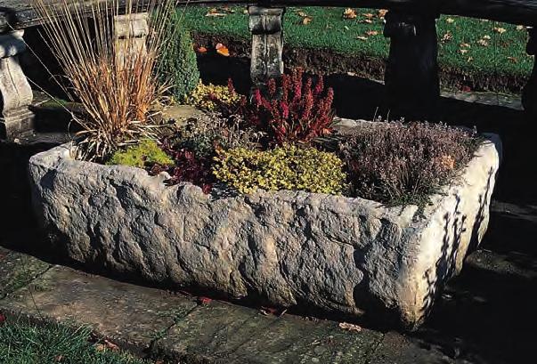 2056402) Small Alpine Trough A140 (not illustrated) This rustic trough is an ideal container for a miniature alpine garden.