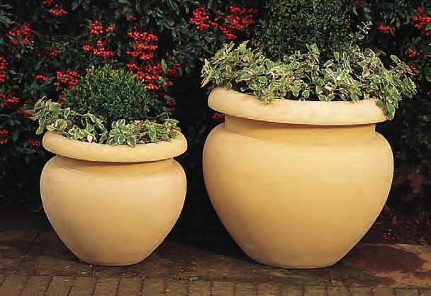 Scrolled Jardiniere. Illustrated in our terracotta colour.