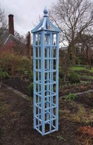OBELISKS Designed and made to enhance a range of garden settings and support your