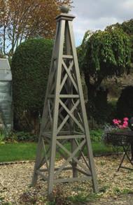 Each obelisk is traditionally made using mortice and tenon joints from the finest