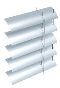 Venetian blind slats from HELLA withstand even high wind loads and always "spring back" to the correct shape.