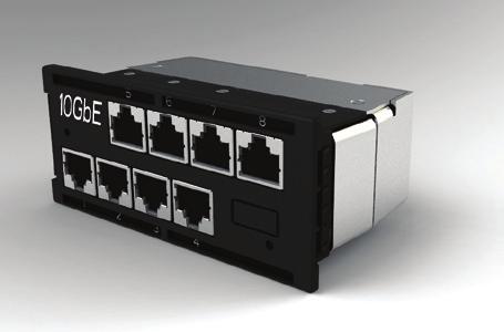 Factory terminated and tested Available in 1GbE and 10GbE High-density 48 ports