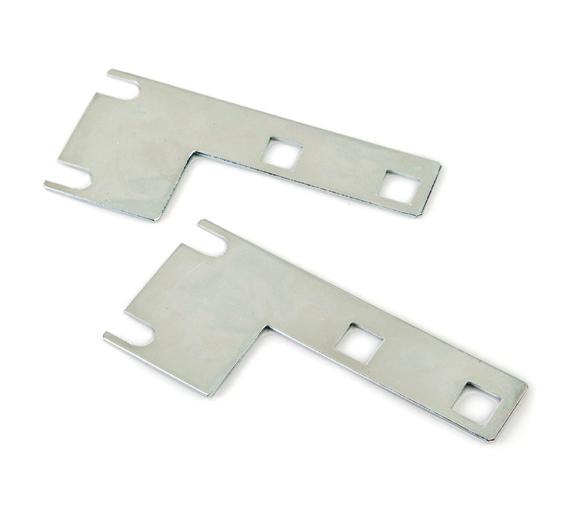 Mounting Accessories Vertical Panel Mounting Brackets Fully flexible system for installing 19 panels vertically outside of the 19 area Available in 1RU 1RU Vertical