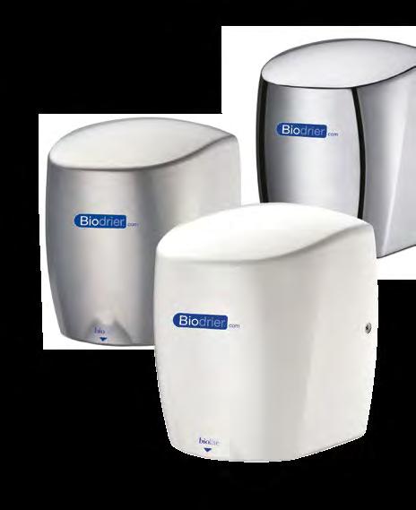 1.2 BIODRIER Biodrier offers a range of High Speed Hand Dryers to suit