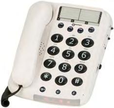 Telecare Home Unit Accessories Big Button Telephone The Big Button Telephone with its large black buttons with white numbering, hearing aid compatibility, visual call indicator and earpiece volume