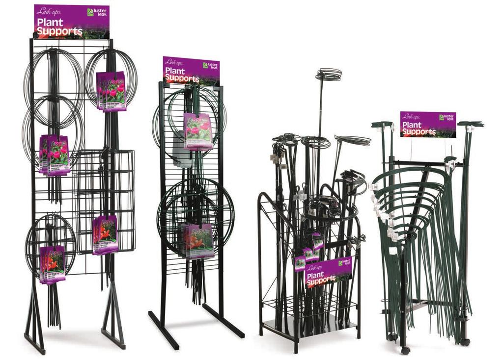 Link-Ups Plant Props Display Rack 996 Link-Ups Wheeled Display Rack 1100 967-24 Each 970-8 Each 971-16 Each 972-16 Each Display Merchandises From Both Sides 973-16 Each 977-24 Each 978-14 Each 987-18
