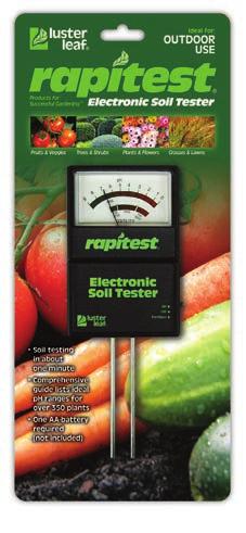 provides instant soil ph readings. It checks the ph at root level.