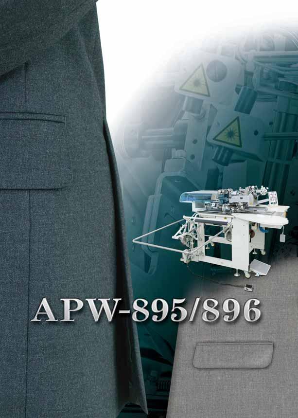 APW Series APW-895 / Lockstitch, Automatic Welting Machine (for straight pockets with flaps) APW-896 / Lockstitch,
