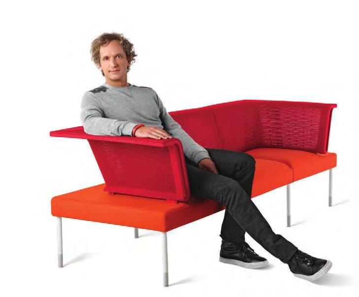 As a starting point, they explored solutions that would bring a new level of ergonomics to casual and group seating.