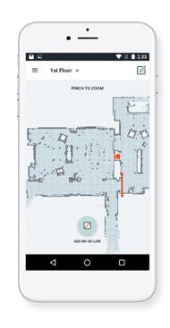 Neato FloorPlanner With No-Go Lines NEATO FLOORPLANNER Using the Neato app, Neato FloorPlanner allows you to set up virtual boundaries called No-Go Lines so you can tell the robot where not to go.