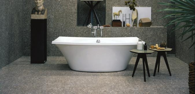 The forever classic white marble makes Prague the perfect choice for commercial designers.