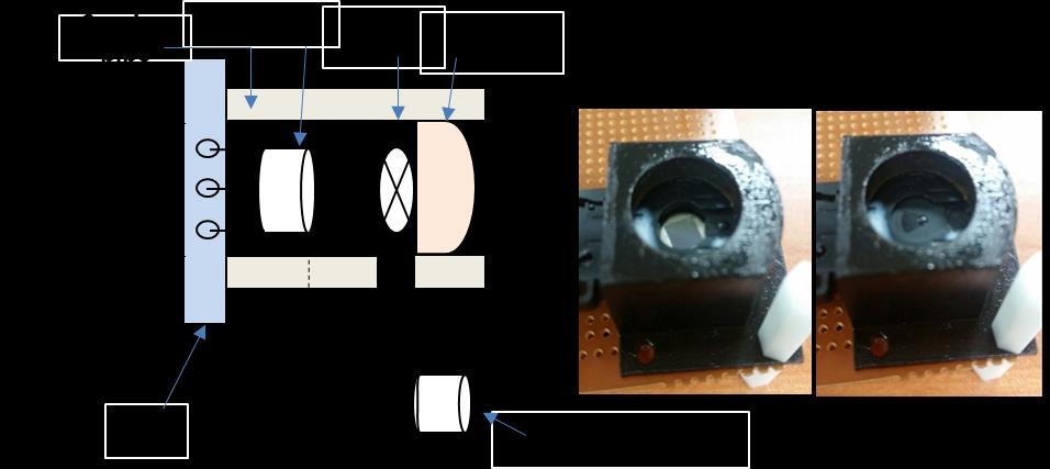 To widen the detection angle, the distance between Fresnel lens and PIR sensor should be 7.