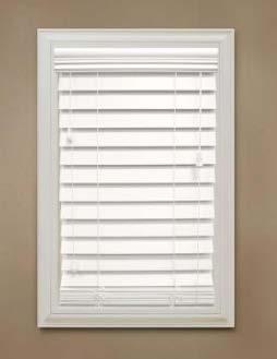BLINDS (IN-STOCK) Home Decorators Collection Faux Wood Blind 2 1/2 in. White.