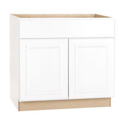 KITCHEN/BATH CABINET (IN-STOCK) Hampton Bay Satin White Cabinets Perfect for kitchen and