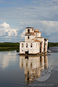 Heritage Losses During Disasters Flooded church