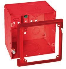 RED BOXES & COVERS For Identification Available in the most popular RACO
