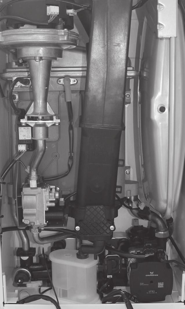 SECTION 3 - SERVICING 3.17 DIVERTER VALVE ACTUATOR REPLACEMENT Refer to Section 3.8. To remove the motor: 1. Remove the condensate trap/siphon. Refer to Section 3.5. 2.