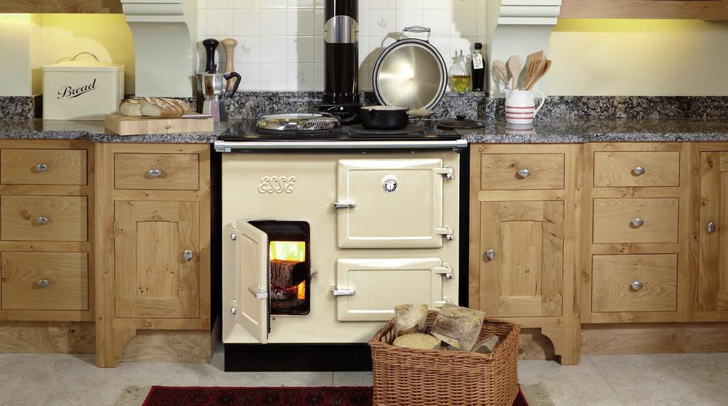 WN/WD WOOD-BURNING RANGE COOKER A classic cast iron wood-burning range cooker perfectly suited to the modern kitchen. The ESSE 905 WN is cleanburning, fuel-efficient, and a pleasure to use.